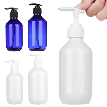 300/400/500 ml קיבולת גדולה נקודות בקבוקים שמפו קרם ג ' ל מקלחת לחץ על מתקן בקבוק אמבטיה פלסטיק המשאבה מיכל