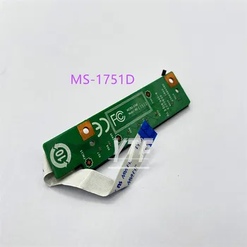 המקורי עבור MSI FX700 FR700 מגע קטן לוח מפתח קטן, לוח LED לוח עם כבל MS-1751D נבדק מושלם משלוח מהיר