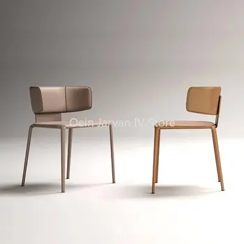 עיצוב מודרני יצירתי כסאות אוכל ביתי נורדי מרגיע כסאות אוכל יוקרתיים מינימליסטי Eetkamerstoelen רהיטים WZ50DC