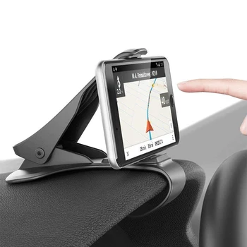 JEREFISH הרכב מחזיק טלפון האד לדמות עיצוב נייד מחזיק טלפון אוניברסלי מתכוונן המחוונים קליפ עריסה נהיגה בטוחה