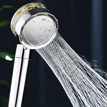 מדחף ראש מקלחת גשם גבוה לחץ עם מאוורר חיסכון במים עיסוי לחץ פרימיום שירותים Accessary