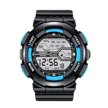 2023 חדש הסוואה דיגיטלית שעונים עמיד למים גברים הילד Lcd דיגיטלי שעון עצר תאריך גומי ספורט שעון היד מזדמן שעון דיגיטלי