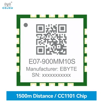 TI CC1101 מודול אלחוטי 915/868MHZ COJXU E07-900MM10S 10dBm 1.5 ק 