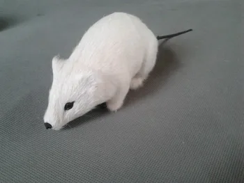 סימולציה עכבר לבן דגם,פוליאתילן&פרוות 25x7cm העכבר,פרופ.מצחיק קישוט חג מולד מתנות w4187