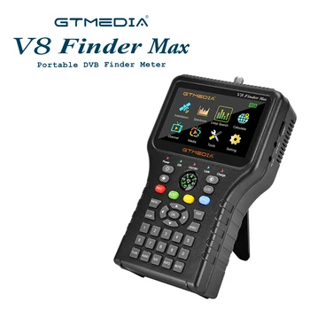 GTMEDIA V8 Finder מקס כף יד משולב מד DVB-S/S2/S2X התמיכה H. 264 / H. 265 7.4 V/4000 מיליאמפר סוללה Li-ion Satellite Finder