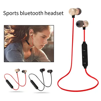 XT6 מגנטי Bluetooth אוזניות In-Ear אלחוטיות אוזניות ספורט אוזניות סטריאו עמיד למים אוזניות עם מיקרופון audifonos