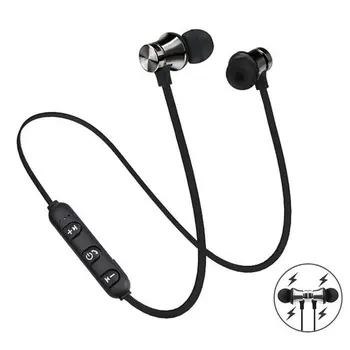 מגנטי אלחוטי אוזניות Bluetooth אוזניות סטריאו ספורט אוזניות עמיד למים אלחוטית ב-האוזן אוזניות עם מיקרופון משלוח חינם