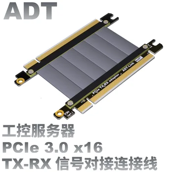 ADT PCI-E x16 כבל מאריך זכר ונקבה pcie TX-RX אות החלפת כבל