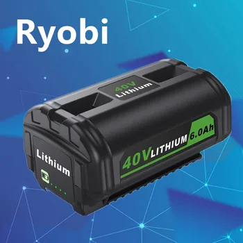 40V ליתיום סוללה עבור Ryobi 40V 6.0 אה סוללה Ryobi 40 וולט אוסף אלחוטי כלי עבודה OP4040 OP4050A OP40601