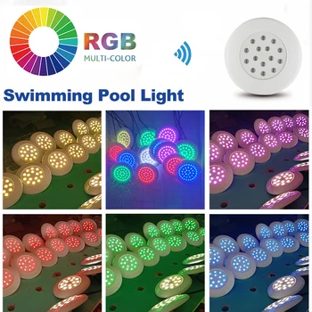 LED מתחת למים ספא בריכת שחייה אור חיצוני דק במיוחד SMD 12V DC PC אנטי UV 2 שנים אחריות IP68