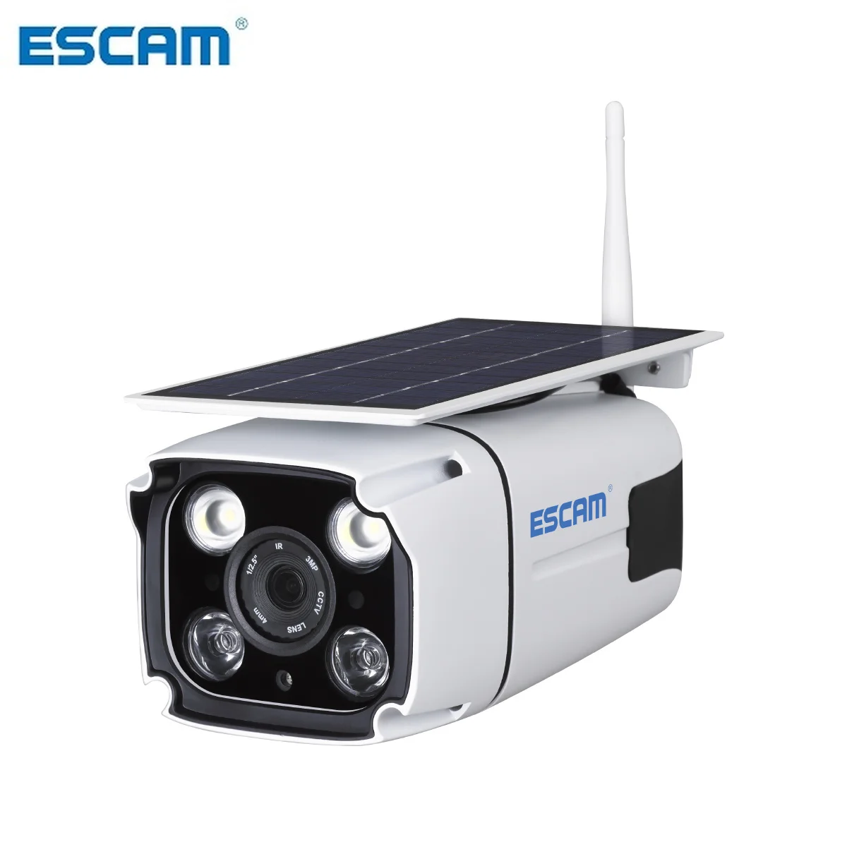 ESCAM QF260 אלחוטית WIFI IP67 חיצונית 1080P 2.0 MP סוללה סולארית כוח צריכת חשמל נמוכה PIR מעקב מצלמת אבטחה - 0