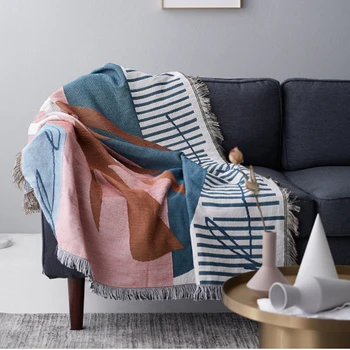[MUZE-U] כפול בצד שמיכת יחיד שני מושבים ספה לכסות את עיצוב חדר השינה חוט שמיכה, מגבת, שמיכה סלון שטיח שטיח