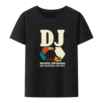 DJ העל Beatmaker הדפסים גרפיים, חולצות אנימה חולצה שרוול קצר טי בגדי גברים בגדי חידוש קצר-sleev Camisa הדפסה