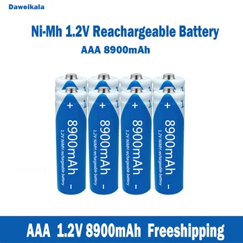 סיטונאי ניקל מימן 1.2 V AAA rechargeable batteries, קיבולת גדולה 8900mAh KTV מיקרופונים ו - 