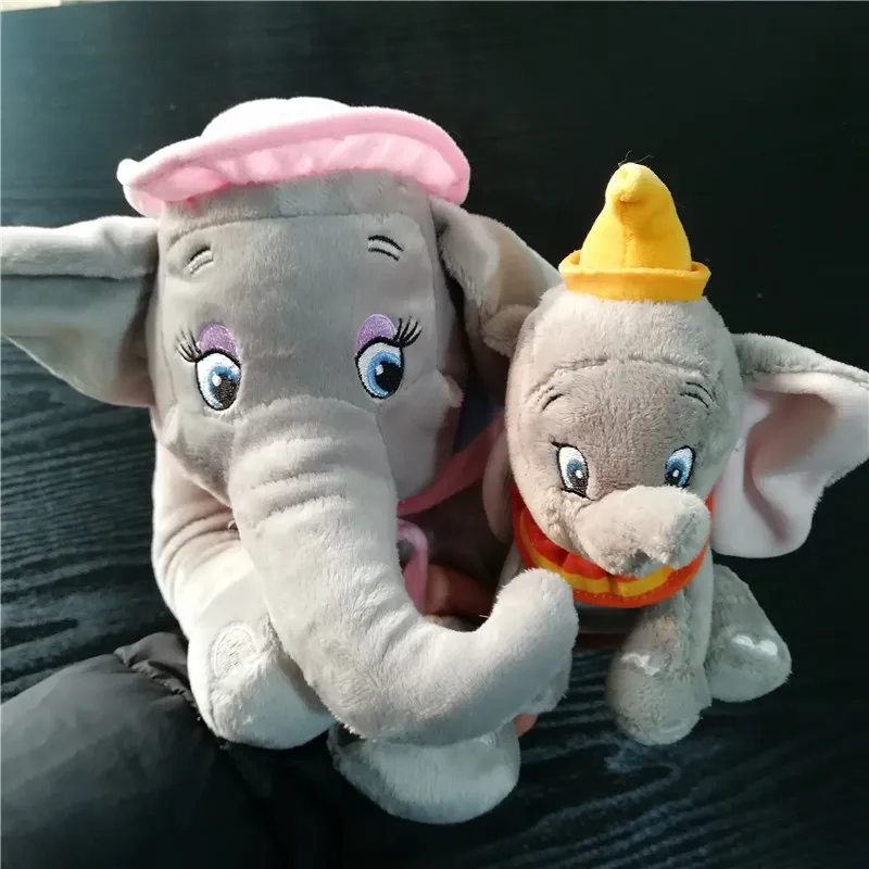 חמוד דיסני דמבו ו דמבו אמא של גברת ג ' מבו הפיל דחלילי בעלי חיים קטיפה צעצוע בובת תינוק צעצועים לילדים, מתנת יום הולדת באיכות גבוהה - 0