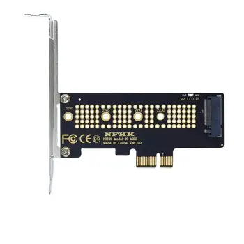 PCI-E כרטיס מתאם NVMe PCIe M. 2 NGFF SSD כדי PCIe X1 מתאם כרטיס PCIe X1 M. 2 Card עם הסוגר על 2230 2240 2260 SSD M2