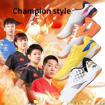 טניס שולחן גברים נעלי נשים הנבחרת הלאומית אווה ספורט נעלי ספורט פינג פונג נעלי ספורט APPS001 בטנה