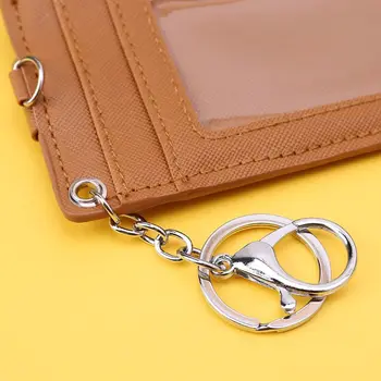 נייד עור העסק מזהה כרטיס אשראי תג מחזיק ארנק מטבעות הארנק מחזיק מפתחות