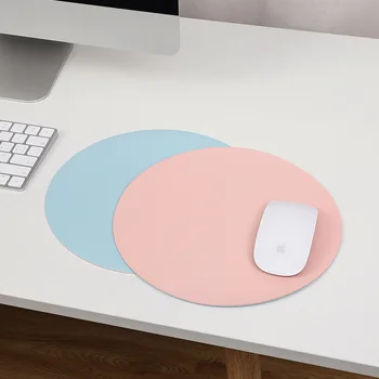 סיבוב משטח עכבר חד-צדדית מוצק צבע אוניברסלי החלקה משטח לעכבר מתאים עבור מחשב נייד המשרד עור המשחקים משטח עכבר