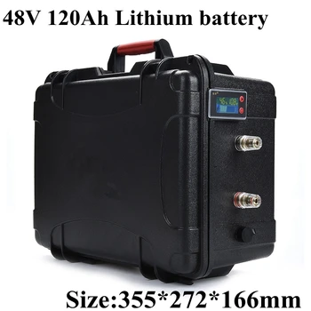 48v 120Ah li-ion battery pack ליתיום 50A BMS 2400w שאיבת שומן כוח אחסון בסיס תקשורת, תחנת כוח גיבוי + 10charge