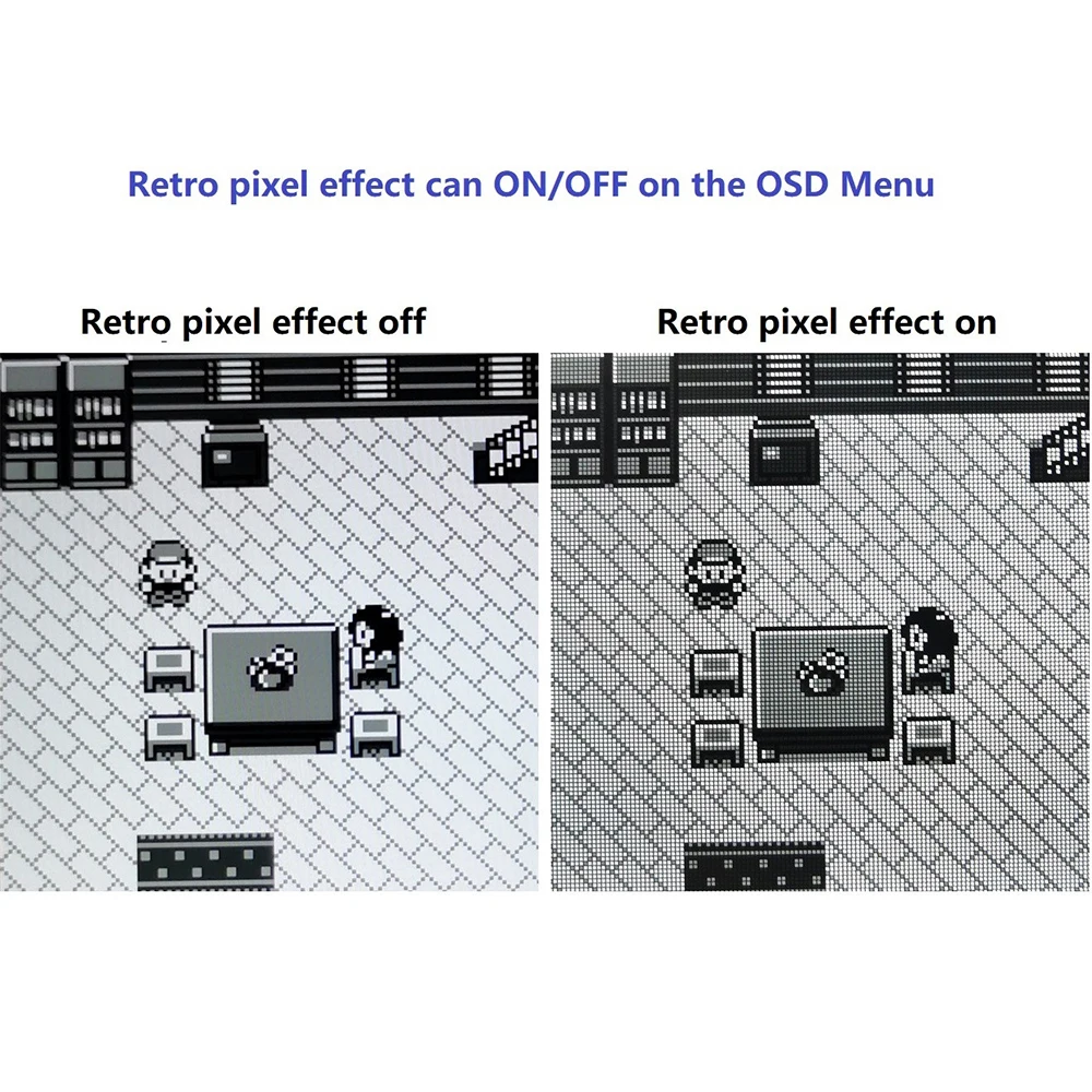 OSD Q5 GBP מסך IPS LCD עבור גיים בוי כיס 8 צבע פיקסל רטרו LCD Mod ערכות - 1