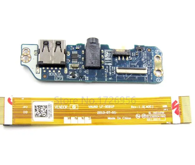 עבור Dell Latitude E7440 Audro ג ' ק USB מתג לוח H65F0 cn-0H65F0 0H65F0 LS-9591P אם-9591P - 1