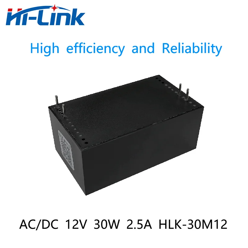 היי-קישור AC/DC 220V ל 12V 2.5 A 30W אספקת חשמל מודול HLK-30M12 מתח מקורי-מודול ממיר ACDC - 1