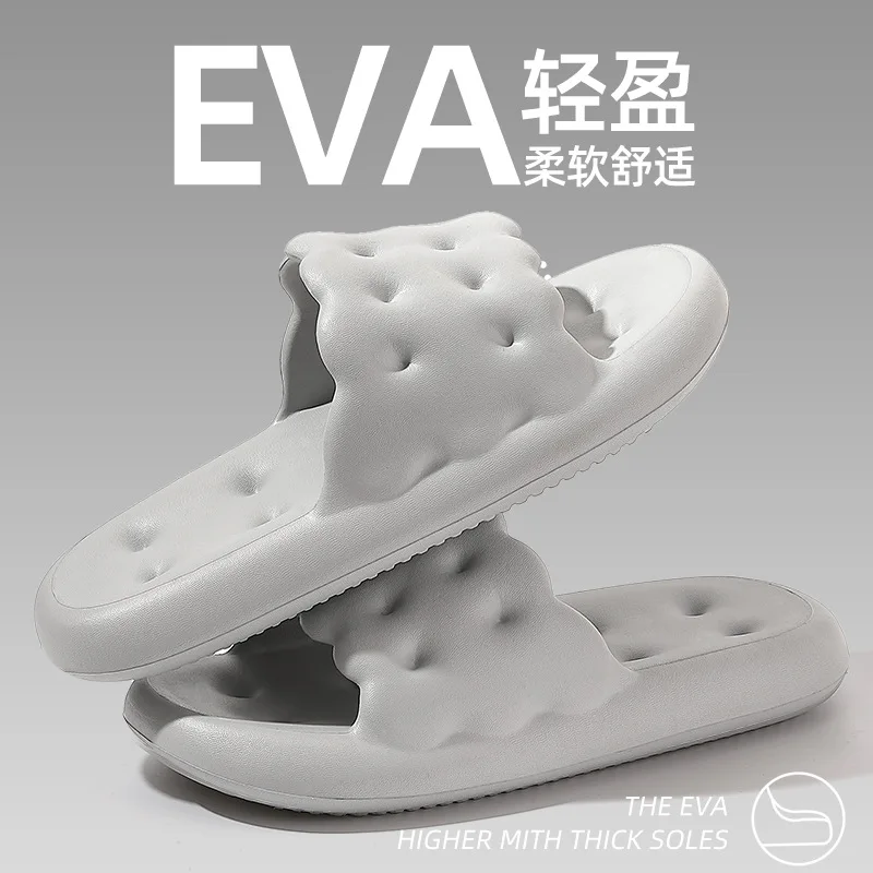 נעלי בית של נשים מקורה הביתה סוליות רכות חדרי אמבטיה החלקה נעלי EVA זוגות נעלי בית פשוט ועמיד אדם נעליים - 1