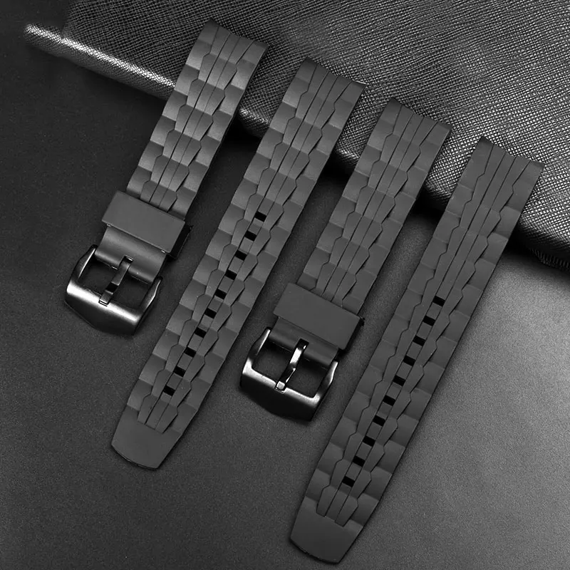 גומי לצפות חגורת Casio סממן סדרת ef-550d / Pb ef-523 גברים רצועת שרף גומי רצועת שעון אביזרים 22mm צמיד - 1