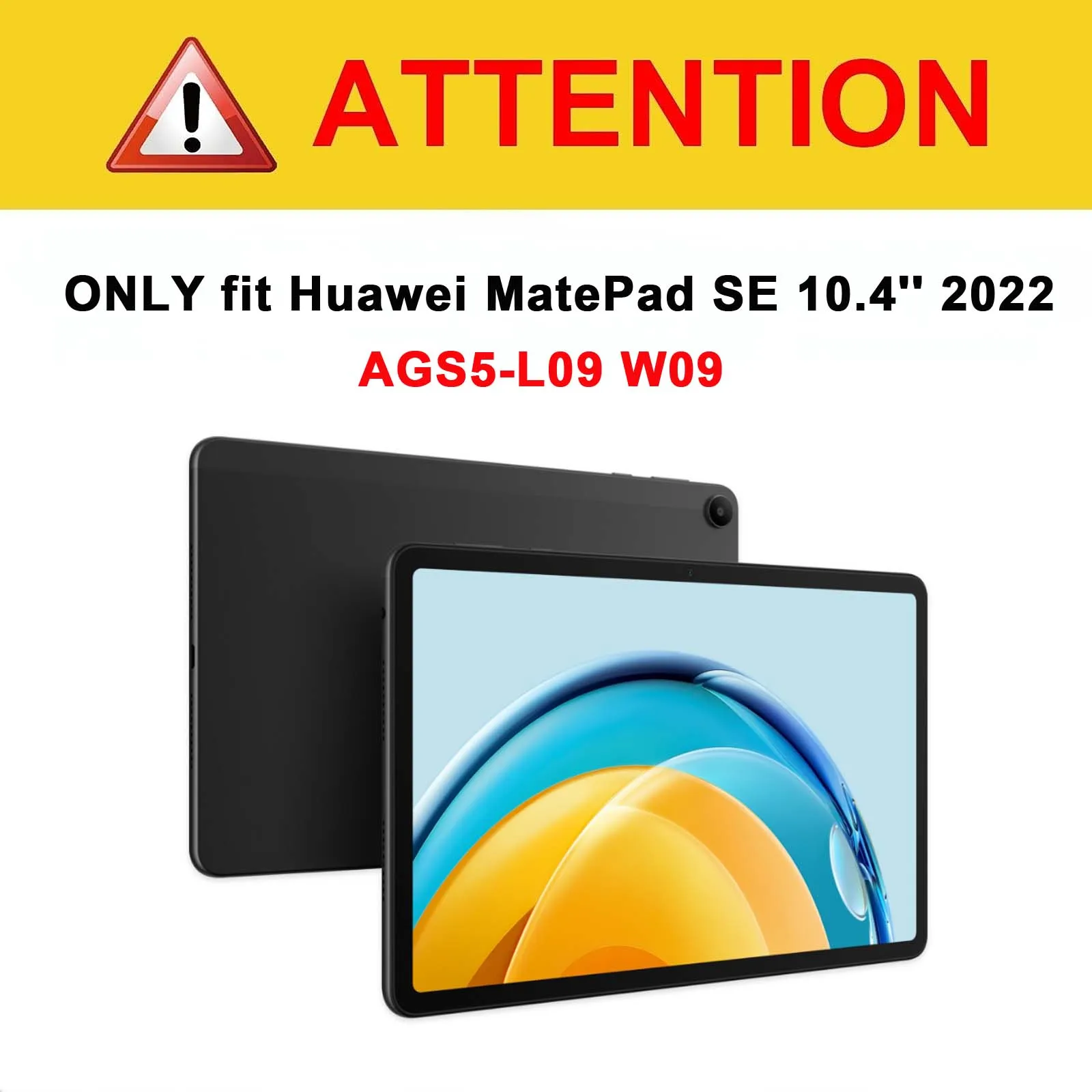 לוח מקרה עבור Huawei MatePad SE 10.4 2022 AGS5-L09 AGS5-W09 מגן Case כיסוי - 1