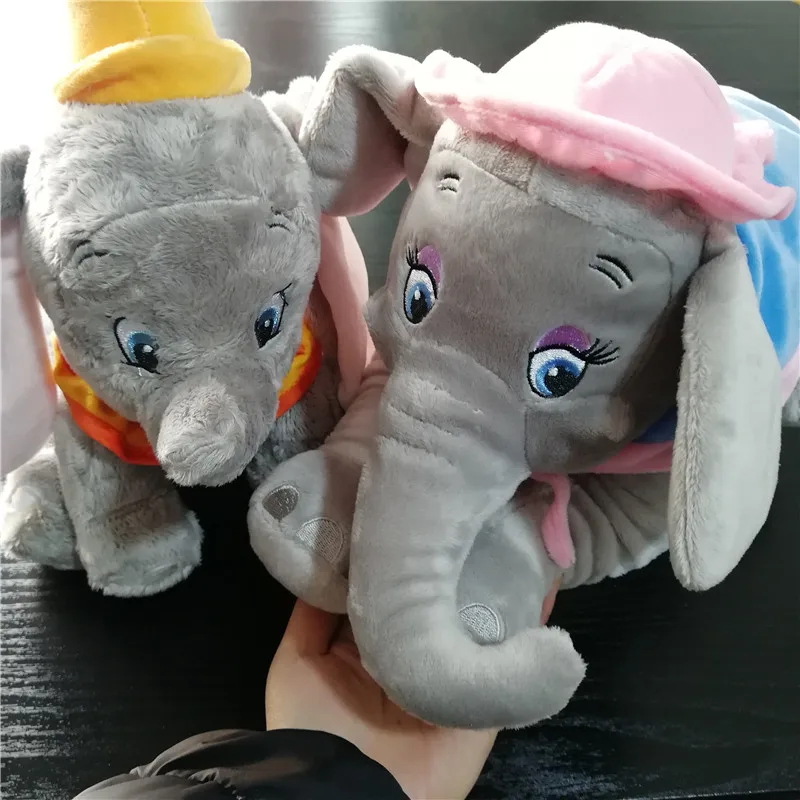 חמוד דיסני דמבו ו דמבו אמא של גברת ג ' מבו הפיל דחלילי בעלי חיים קטיפה צעצוע בובת תינוק צעצועים לילדים, מתנת יום הולדת באיכות גבוהה - 1