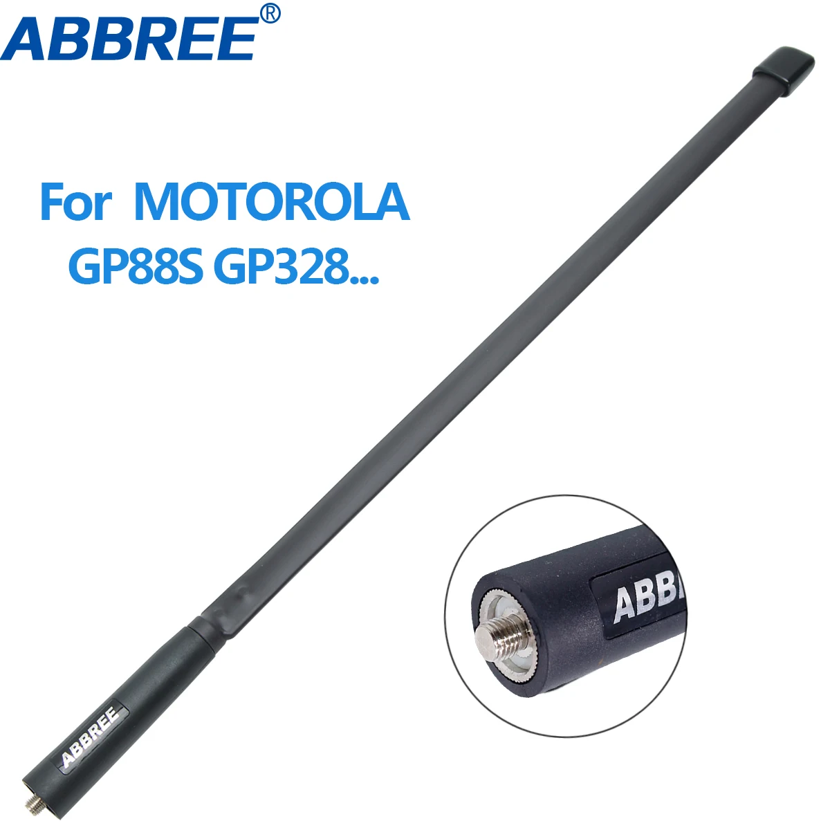 ABBREE MX מחבר 144/430Mhz טקטי אנטנה מוטורולה GP328 GP300 GP88 GP340 CP040 GP380 סאבר GP2000 HT750 EP450 רדיו - 2