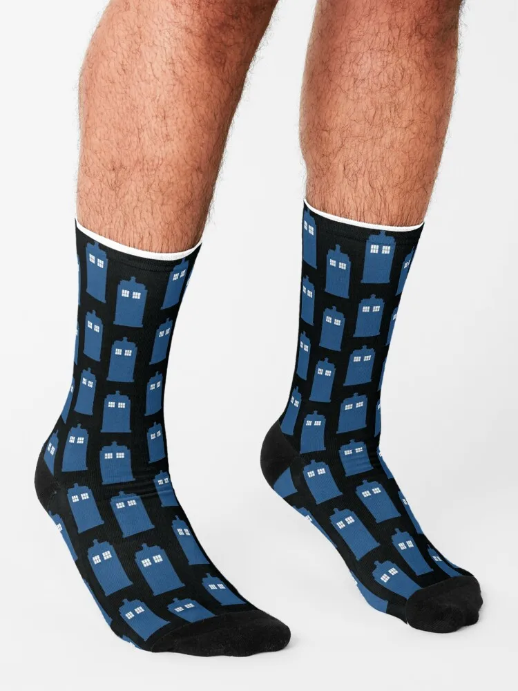 הטארדיס דפוס גרביים גרביים בנות דמויות מצוירות גרביים נעליים חדש של גברים גרביים - 2