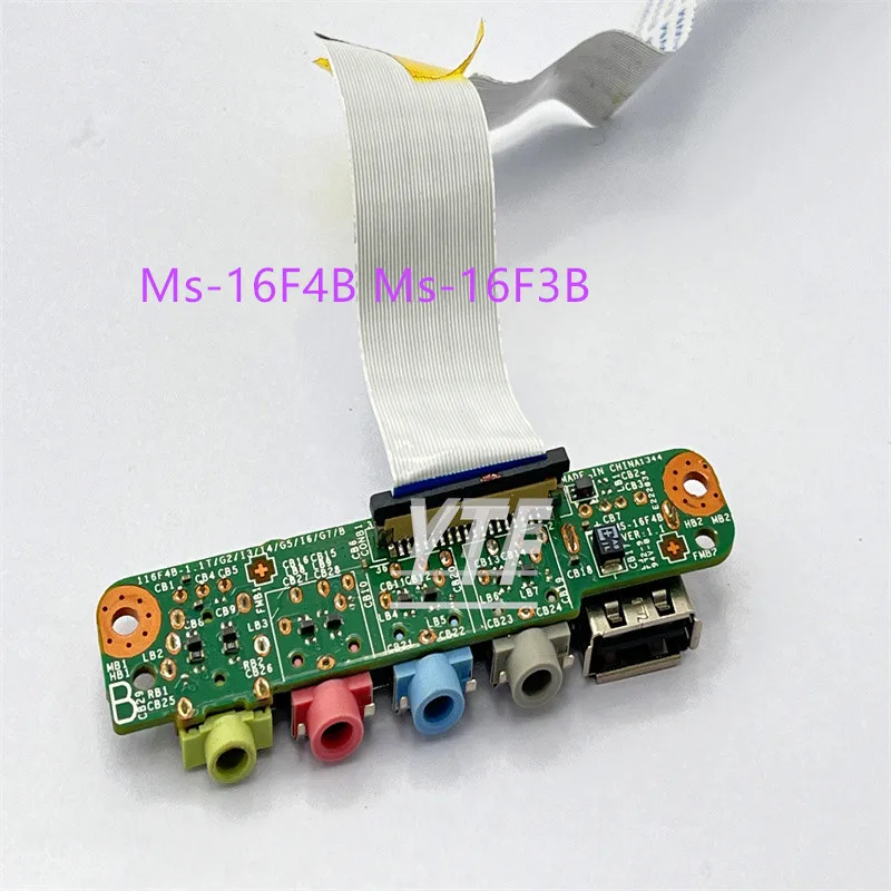 המקורי עבור MSI GT60 סדרה אודיו ג ' ק הלוח USB כבל לוח Ms-16F4B Ms-16F3B 100% מבחן בסדר - 2