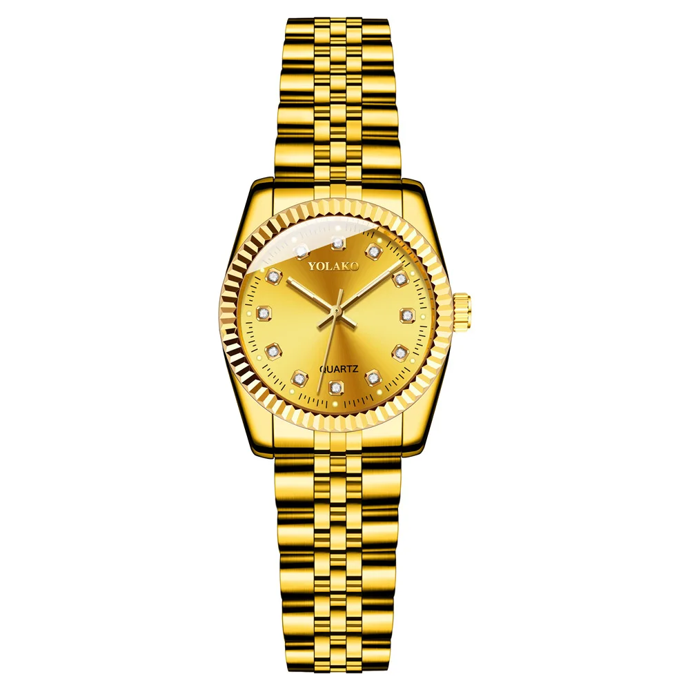 חדש לנשים של פרק כף היד שעונים יוקרה מותג נשים קוורץ שעונים שעון פלדה אל חלד מזדמן אופנה שעון יד Relogio Feminino חם - 2
