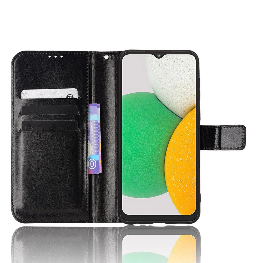 הפוך ארנק נרתיק עור PU עבור Samsung Galaxy A04/גלקסי A04S A03 הליבה A23 A73 טלפון נייד Case כיסוי עם חריץ כרטיס מחזיקי - 2