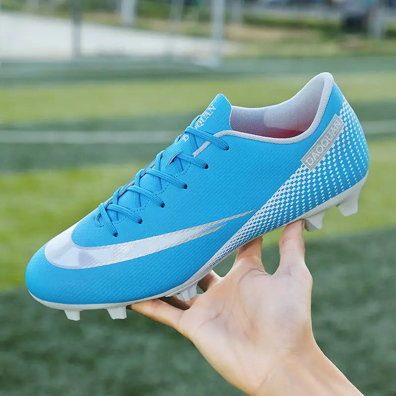 איכות נעלי כדורגל פקקים Mbappé עמיד אור נוח נעלי כדורגל חיצוני מקורי Futsal משובץ נעלי ספורט סיטונאי - 2