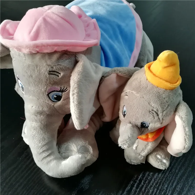 חמוד דיסני דמבו ו דמבו אמא של גברת ג ' מבו הפיל דחלילי בעלי חיים קטיפה צעצוע בובת תינוק צעצועים לילדים, מתנת יום הולדת באיכות גבוהה - 2