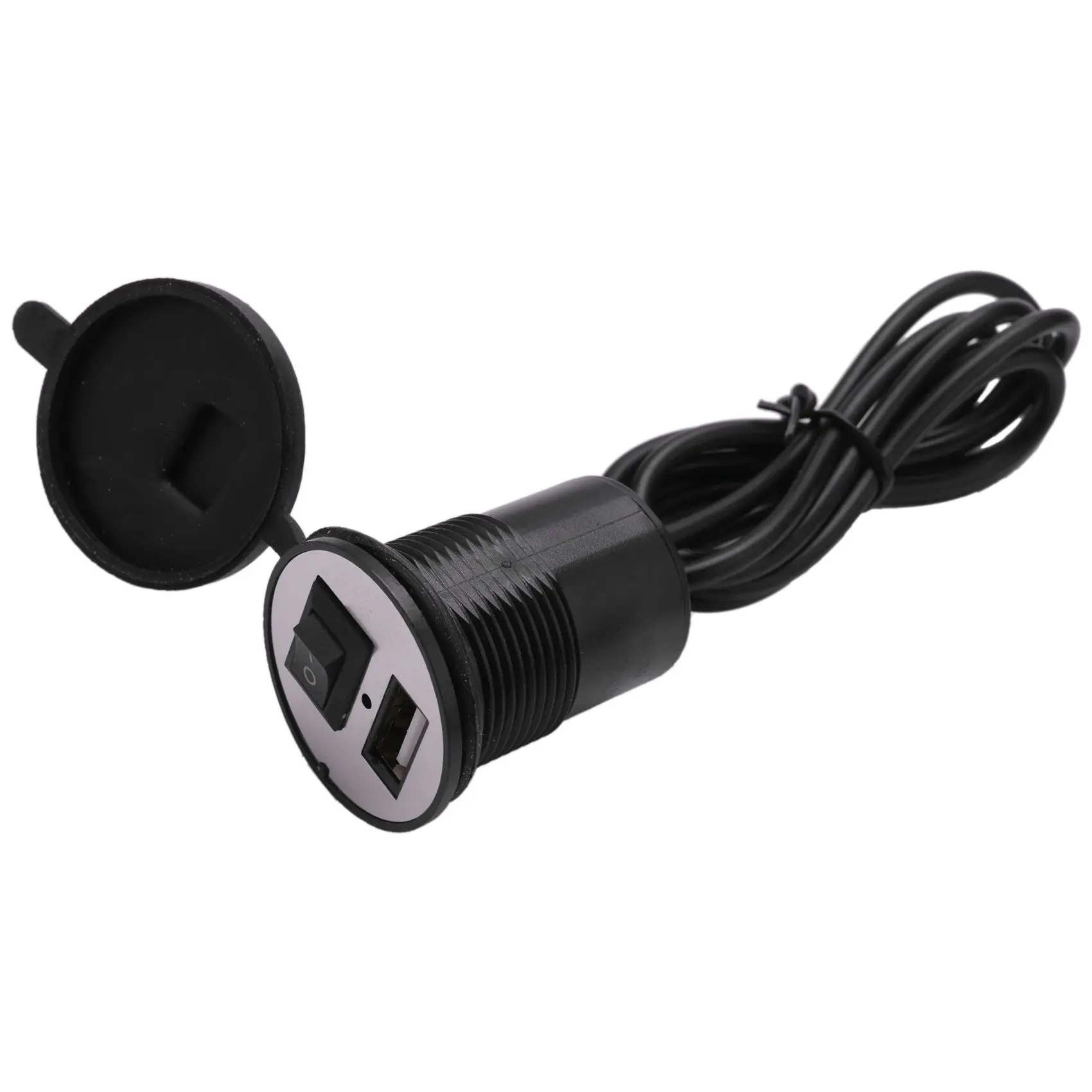 12-24V אוניברסלי USB מטען אופנוע מתאם חשמל שקע USB מטען עמיד למים מטען מתאם עבור Mobilephone Gps - 3