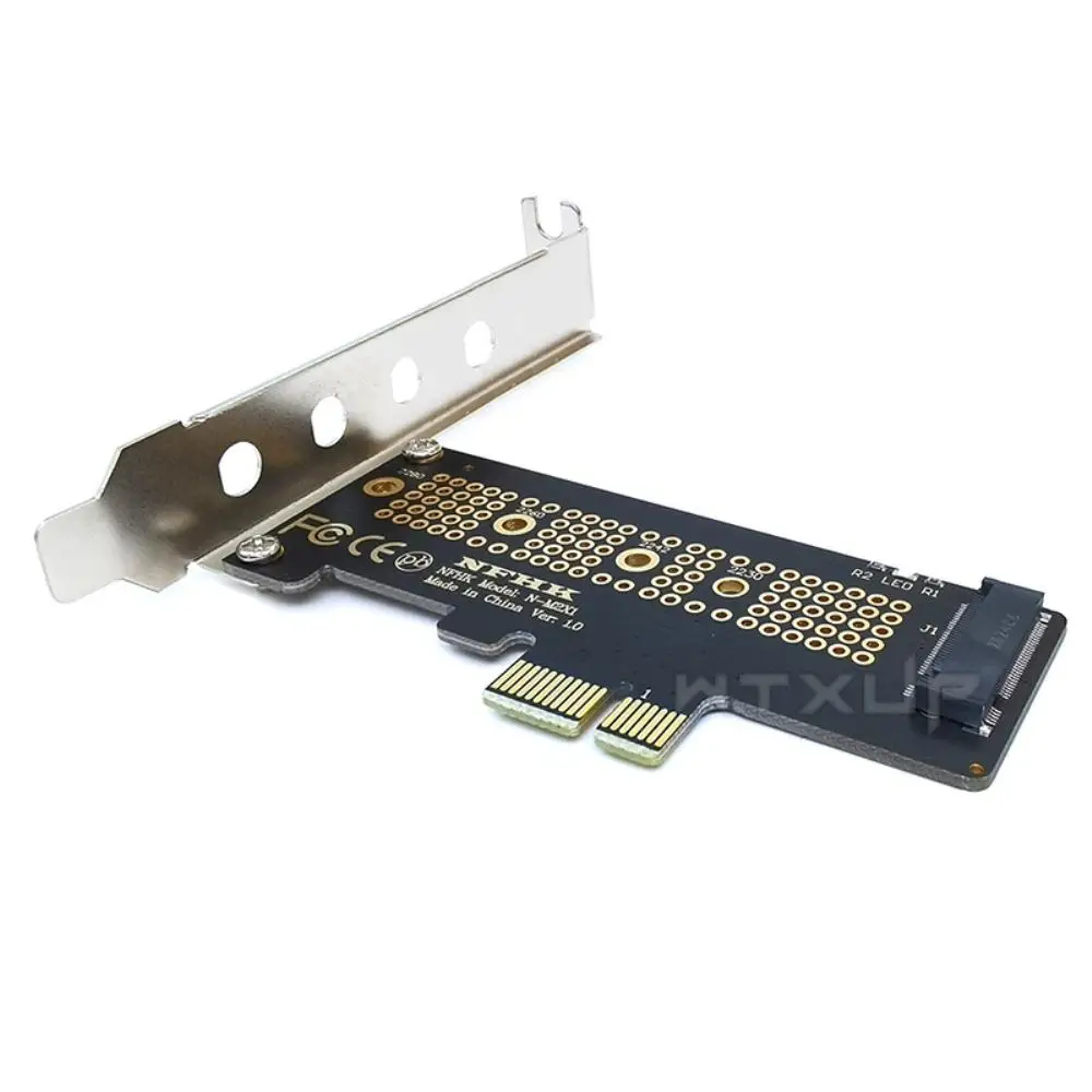 PCI-E כרטיס מתאם NVMe PCIe M. 2 NGFF SSD כדי PCIe X1 מתאם כרטיס PCIe X1 M. 2 Card עם הסוגר על 2230 2240 2260 SSD M2 - 3
