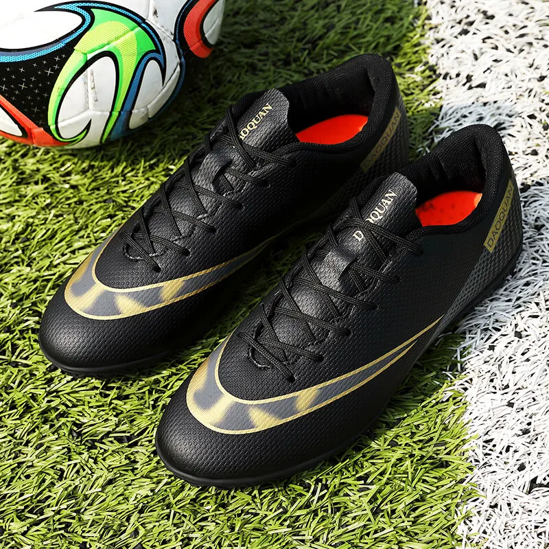 איכות נעלי כדורגל פקקים Mbappé עמיד אור נוח נעלי כדורגל חיצוני מקורי Futsal משובץ נעלי ספורט סיטונאי - 4
