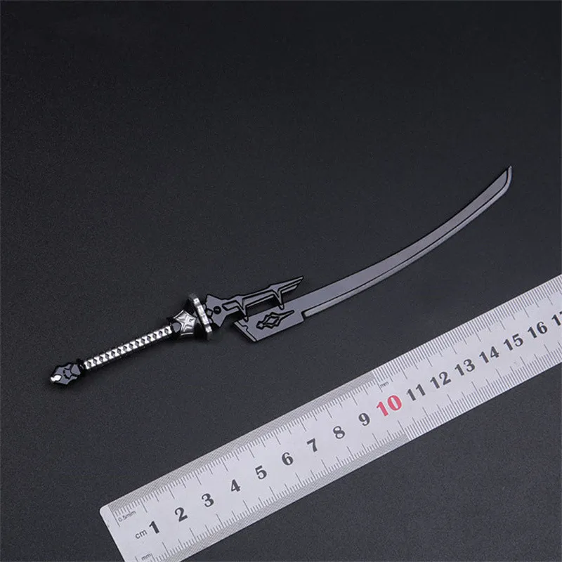 1/6 הדגם 2B אחות לוחם חרב Nier ילדה הנשק לבן זוגי להב הסכין חתוך מתכת 12 אינץ ' דמות הגוף צעצוע - 5