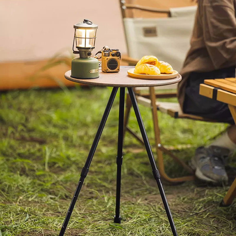 קמפינג שולחנות קפה קיפול קטן נייד Glamping שולחן המטבח דיג מסה Dobravel מחנאות ריהוט גן MZY35XP - 5