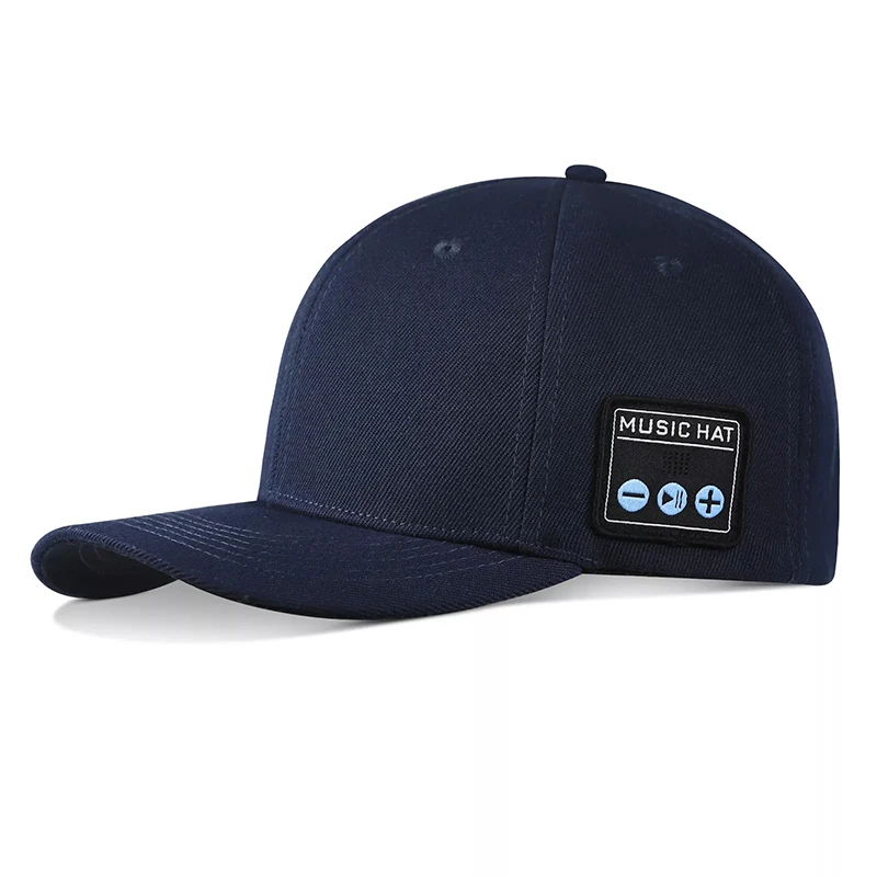 XY2 Bluetooth רמקול אודיו כובע LED נורית מצב ידיים חופשיות מתקשר צליל סטריאו תיבת כובע בייסבול עם מיקרופון עבור הטלפון - 5