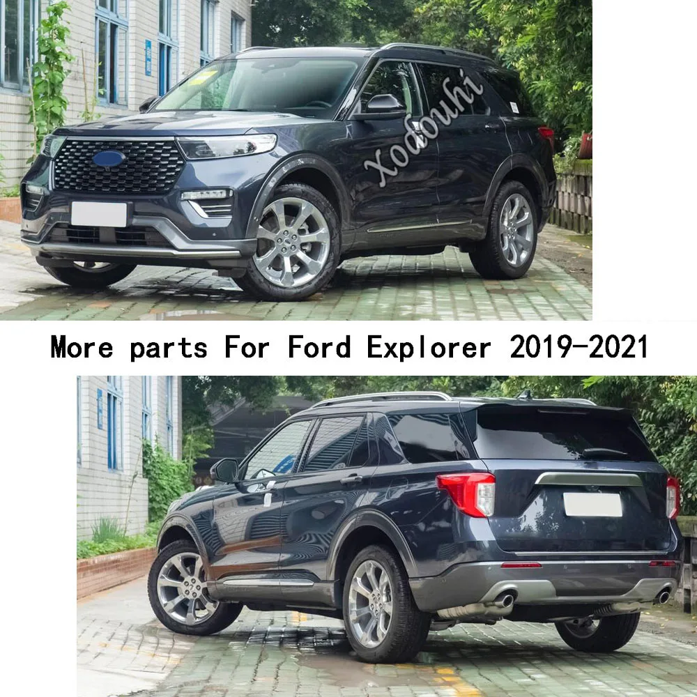 עבור פורד אקספלורר U625 2019 2020 2021 רכב סטיילינג גוף כיסוי מדבקה לקצץ מסגרת הגב האחורי מיזוג אוויר לשקע לפרוק חלק 1 יח' - 5