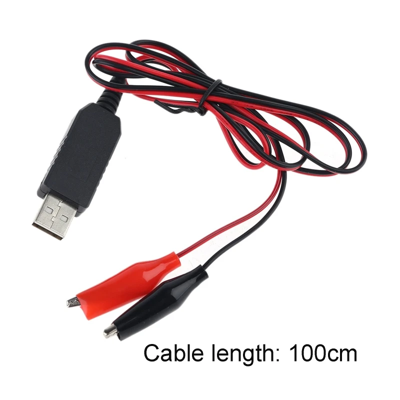 573A DIY מסוג C USB ל 1.5 V, 3V 4.5 V, 6V כבל החשמל AA, AAA, C, D גודל אלימינייטור - 5